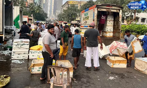 Dadar : मछली बिक्री विवाद ने लिया हिंसक रूप, घर में घुसकर प्राइवेट कर्मचारी पर हमला Dadar : मछली बिक्री विवाद ने लिया हिंसक रूप, घर में घुसकर प्राइवेट कर्मचारी पर हमला