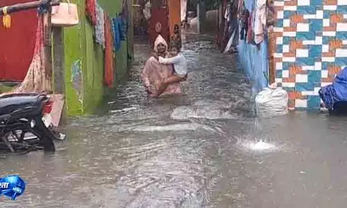 मूसलाधार बारिश ने रोकी बालेश्वर की रफ्तार मूसलाधार बारिश ने रोकी बालेश्वर की रफ्तार