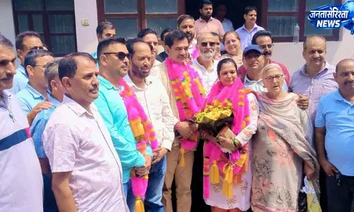 कांग्रेस समर्थित सीमा शर्मा नगर पंचायत अर्की की अध्यक्ष