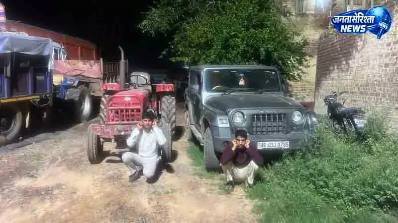 नूंह रोड पर खतरनाक स्टंट, दो गिरफ्तार नूंह रोड पर खतरनाक स्टंट, दो गिरफ्तार
