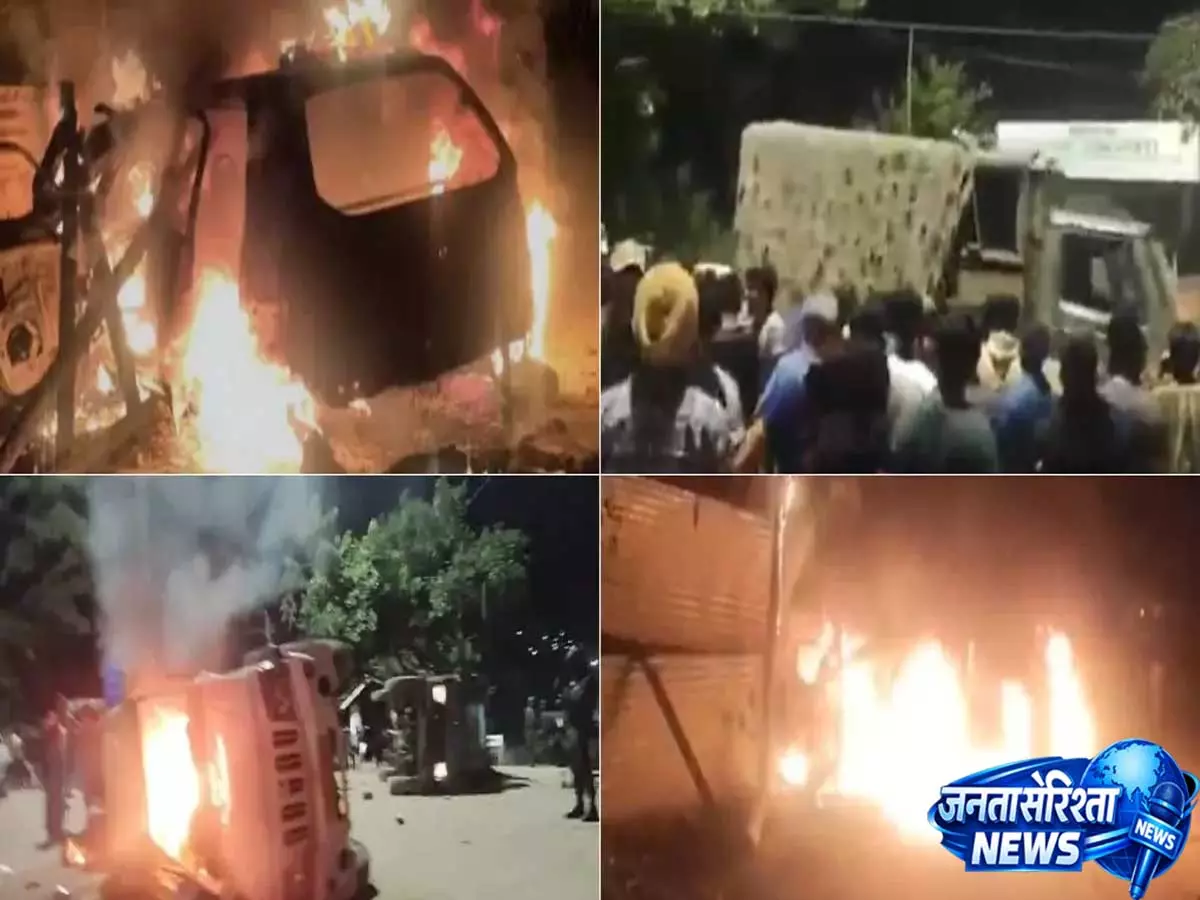 मणिपुर हिंसा: सेनापति में भीड़ ने असम राइफल्स कैंप को बनाया निशाना, वाहनों में लगाई आग मणिपुर हिंसा: सेनापति में भीड़ ने असम राइफल्स कैंप को बनाया निशाना, वाहनों में लगाई आग