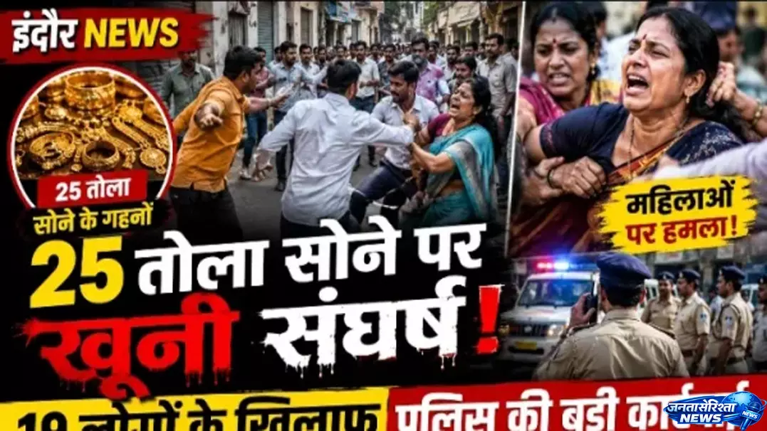 Indore में गहनों के विवाद पर बवाल, सड़क पर भिड़े दो पक्ष; पुलिस ने 19 लोगों पर दर्ज किया केस Indore में गहनों के विवाद पर बवाल, सड़क पर भिड़े दो पक्ष; पुलिस ने 19 लोगों पर दर्ज किया केस