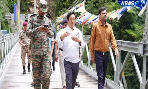 तारुम चू में तीसरे संयुक्त निरीक्षण के दौरान सड़क बहाली कार्य की प्रगति की समीक्षा तारुम चू में तीसरे संयुक्त निरीक्षण के दौरान सड़क बहाली कार्य की प्रगति की समीक्षा