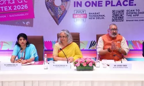 भारत टेक्स 2026: दूसरे दिन राज्य स्तरीय अवसरों और वैश्विक व्यापार साझेदारियों पर रहा फोकस भारत टेक्स 2026: दूसरे दिन राज्य स्तरीय अवसरों और वैश्विक व्यापार साझेदारियों पर रहा फोकस