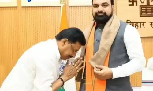 CM सम्राट चौधरी से राजद सांसद अभय कुशवाहा की मुलाकात