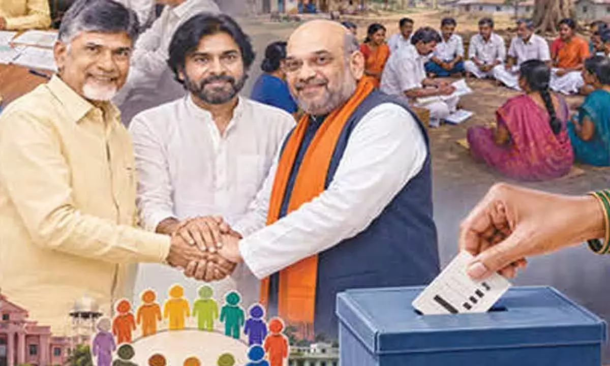 NDA को शुरुआती बढ़त; YSRCP की करारी हार की उम्मीद NDA को शुरुआती बढ़त; YSRCP की करारी हार की उम्मीद