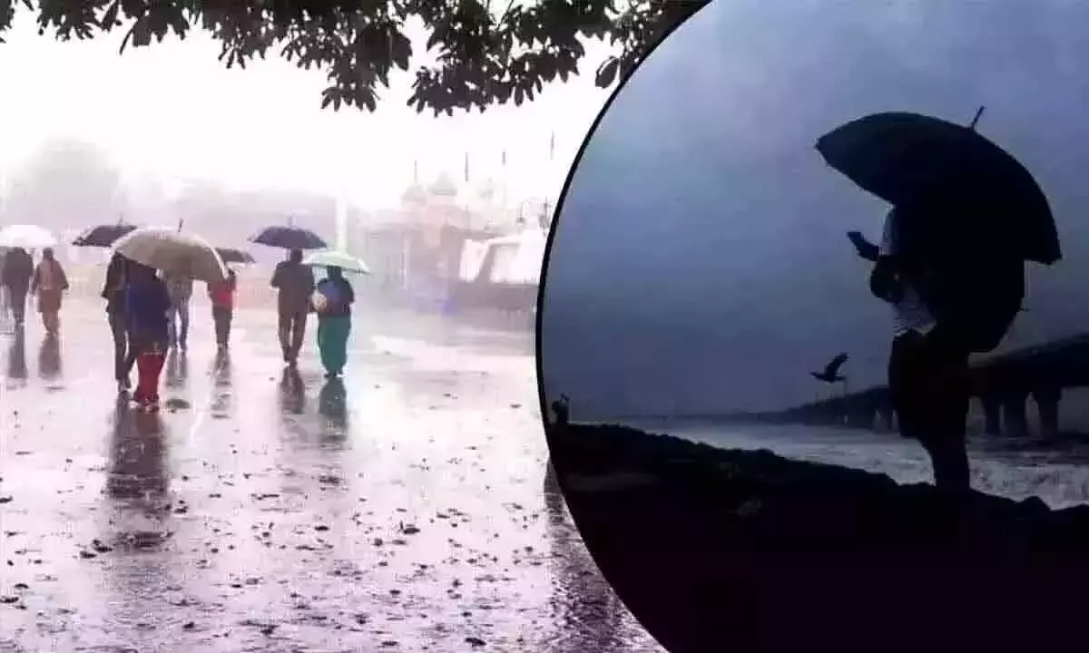 IMD ने कम दबाव वाले सिस्टम के कारण आंध्र प्रदेश और तेलंगाना के कुछ हिस्सों में बारिश का अनुमान लगाया है IMD ने कम दबाव वाले सिस्टम के कारण आंध्र प्रदेश और तेलंगाना के कुछ हिस्सों में बारिश का अनुमान लगाया है