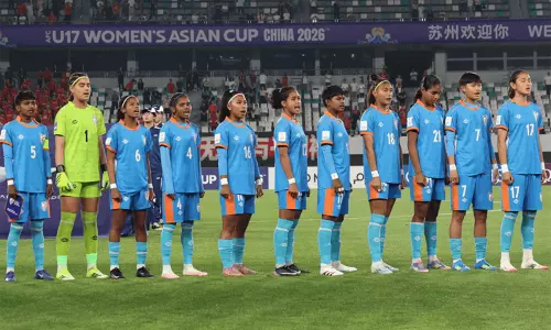 AFC U17 महिला एशियन कप 2027 क्वालिफ़ायर में भारत का मुक़ाबला मलेशिया, सीरिया और इराक से होगा AFC U17 महिला एशियन कप 2027 क्वालिफ़ायर में भारत का मुक़ाबला मलेशिया, सीरिया और इराक से होगा