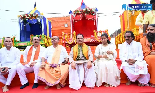 रथयात्रा हमारी आस्था, लोकसंस्कृति, सामाजिक समरसता और जनभागीदारी का जीवंत महापर्व : CM विष्णुदेव साय रथयात्रा हमारी आस्था, लोकसंस्कृति, सामाजिक समरसता और जनभागीदारी का जीवंत महापर्व : CM विष्णुदेव साय