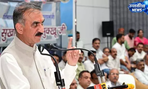 CM सुक्खू बोले- गरीब एवं भूमिहीन लोगों के अतिक्रमण के मामलों में रियायत के लिए बनाएंगे नीति
