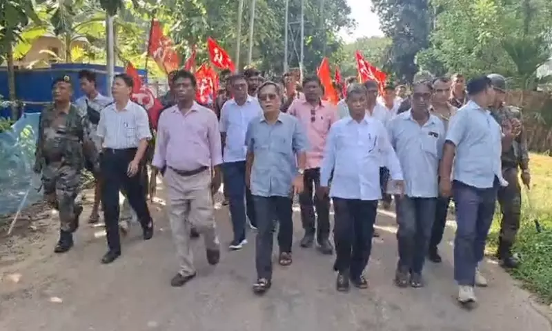 Tripura के बेलोनिया में पुलिस द्वारा सीपीआई(एम) की रैली रोकने के बाद तनाव