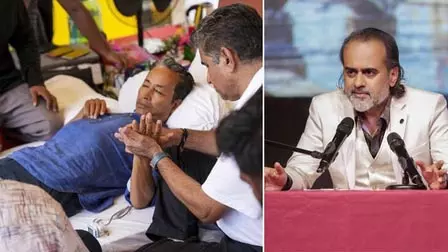 आचार्य प्रशांत ने सोनम वांगचुक से अनशन तोड़ने का किया आग्रह, सरकार से संवाद की अपील की आचार्य प्रशांत ने सोनम वांगचुक से अनशन तोड़ने का किया आग्रह, सरकार से संवाद की अपील की