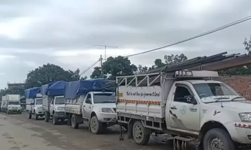 NH-37 पर वसूली बंद हो; मणिपुर के फ्यूल ट्रांसपोर्टरों का प्रशासन को अल्टीमेटम NH-37 पर वसूली बंद हो; मणिपुर के फ्यूल ट्रांसपोर्टरों का प्रशासन को अल्टीमेटम