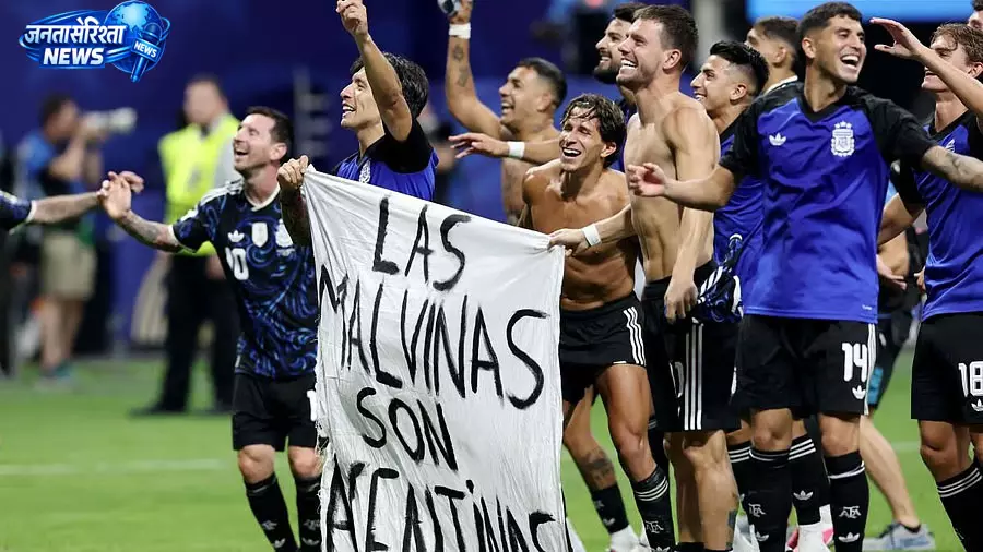FIFA वर्ल्ड कप फाइनल में पहुंचने के बाद अर्जेंटीना का जश्न विवादों में FIFA वर्ल्ड कप फाइनल में पहुंचने के बाद अर्जेंटीना का जश्न विवादों में