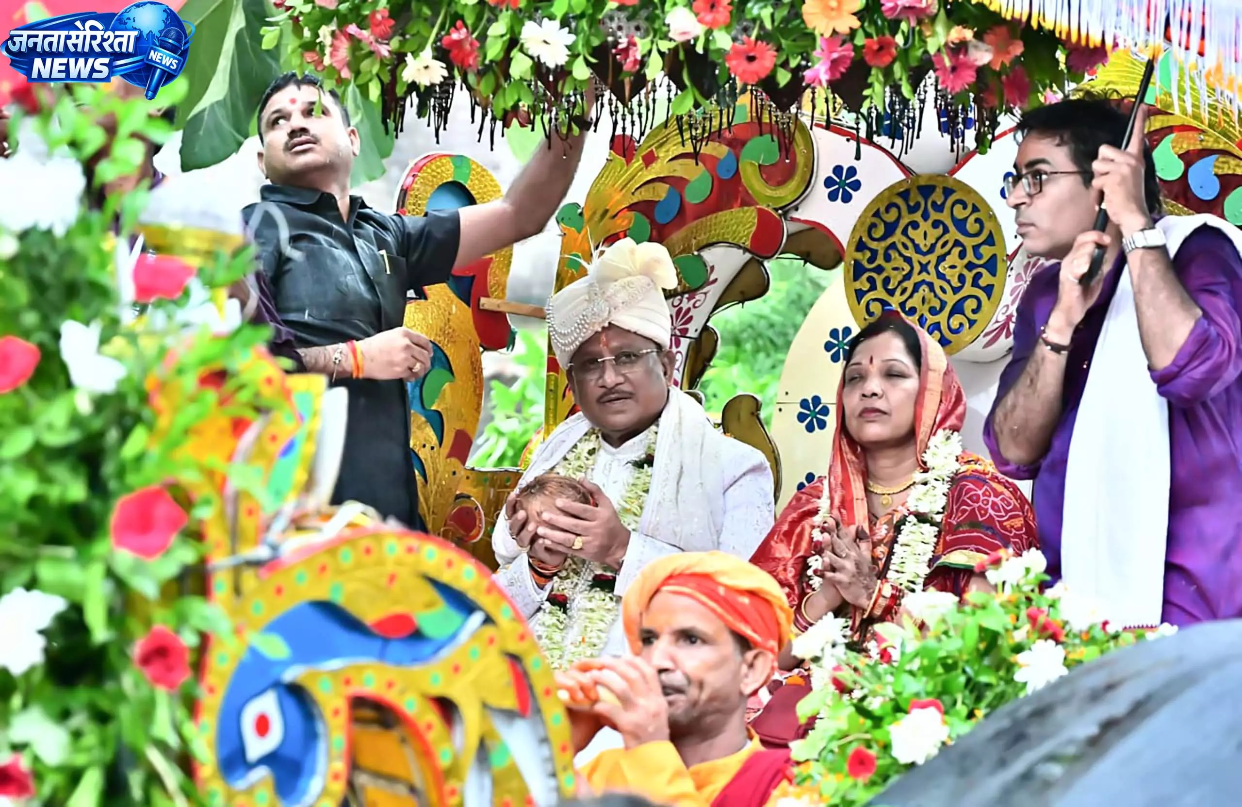 छेरा पहरा की पावन परंपरा का निर्वहन कर दिया सेवा, समर्पण और विनम्रता का संदेश