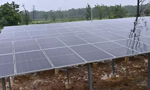 नक्सल साए से निकलकर हरित ऊर्जा का मॉडल बना ठेनही नक्सल साए से निकलकर हरित ऊर्जा का मॉडल बना ठेनही