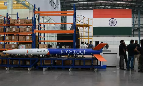 निजी अंतरिक्ष क्षेत्र में भारत की बड़ी छलांग, विक्रम-1 की लॉन्चिंग आज निजी अंतरिक्ष क्षेत्र में भारत की बड़ी छलांग, विक्रम-1 की लॉन्चिंग आज