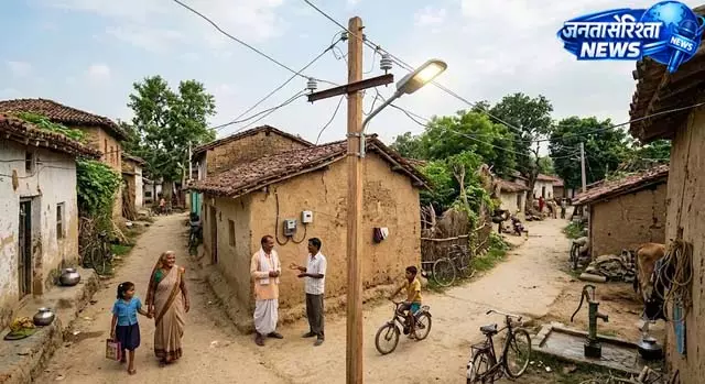 ढिबरी का दौर खत्म, अब रोशनी से जगमगाएगा गांव ढिबरी का दौर खत्म, अब रोशनी से जगमगाएगा गांव