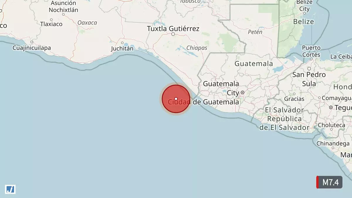 Earthquake: 7.4 के भूकंप से कांपा मैक्सिको Earthquake: 7.4 के भूकंप से कांपा मैक्सिको