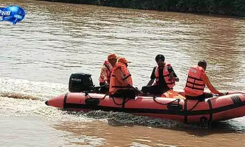 सिरसा में घग्गर के किनारे बाढ़ मॉक ड्रिल सिरसा में घग्गर के किनारे बाढ़ मॉक ड्रिल