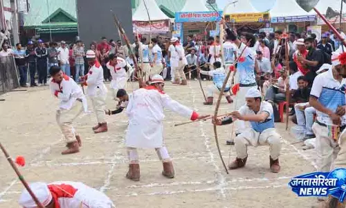 महाभारत कालीन थोडो खेल पर मंडराया संकट महाभारत कालीन थोडो खेल पर मंडराया संकट