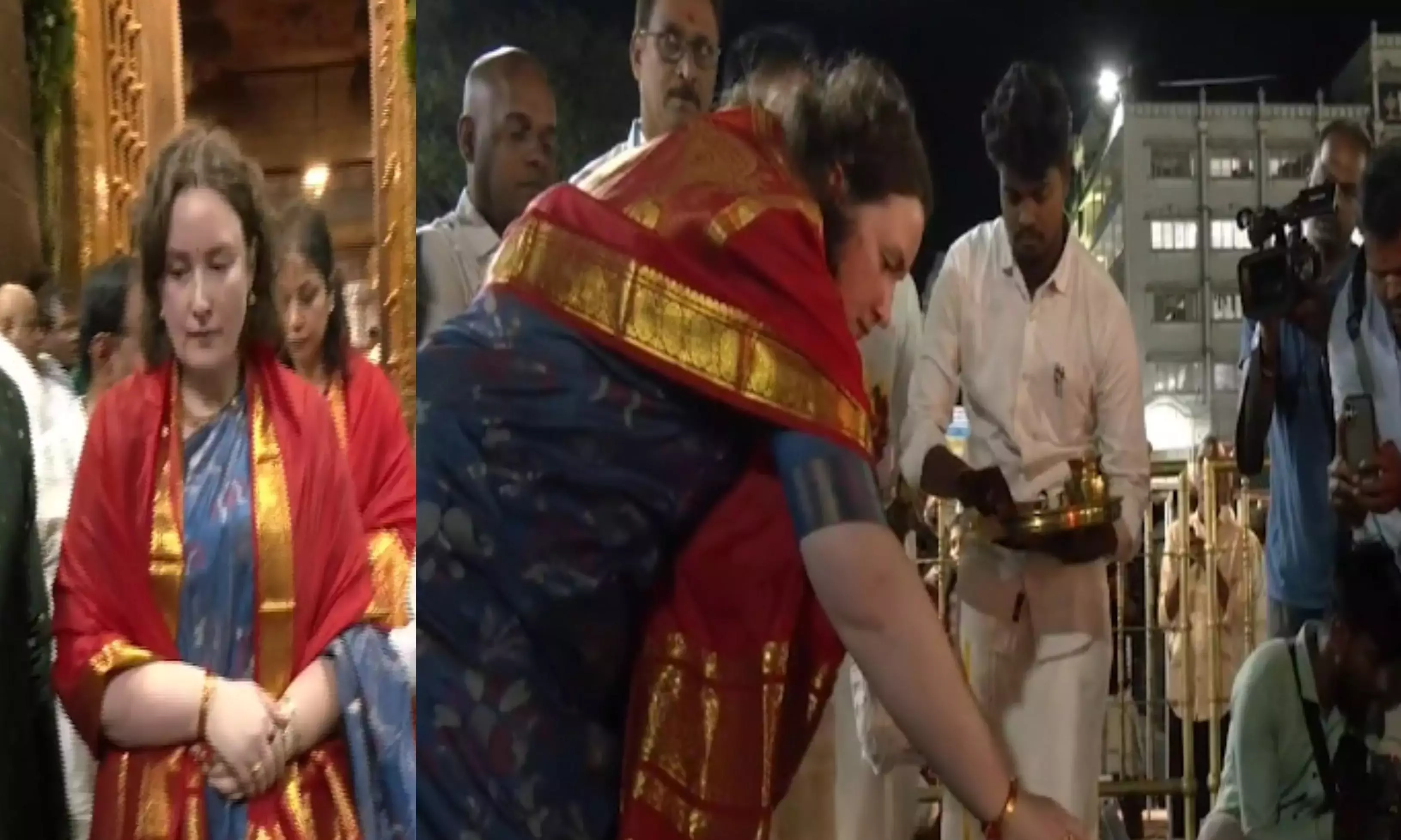 Andhra: पवन कल्याण के शीघ्र स्वास्थ्य लाभ के लिए अन्ना लेज़नेवा तिरुमाला में सुप्रभात सेवा में शामिल हुईं Andhra: पवन कल्याण के शीघ्र स्वास्थ्य लाभ के लिए अन्ना लेज़नेवा तिरुमाला में सुप्रभात सेवा में शामिल हुईं