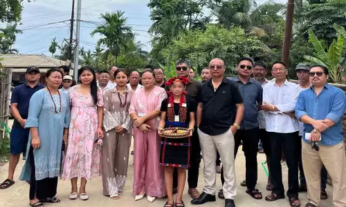 Nagaland: पूर्वी दीमापुर में दो नई सड़कों का उद्घाटन Nagaland: पूर्वी दीमापुर में दो नई सड़कों का उद्घाटन
