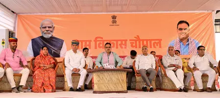 सीएम भजनलाल ने किया नागौर के गांव का दौरा