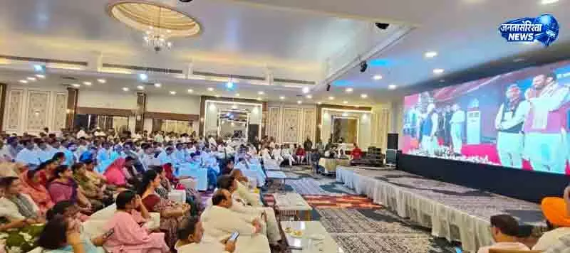 Yamunanagar जगाधरी कार्यक्रम में विकास पर भाजपा का जोर Yamunanagar जगाधरी कार्यक्रम में विकास पर भाजपा का जोर