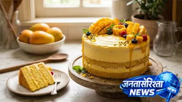 आसान तरीके से बनाएं मुलायम और टेस्टी मैंगो केक आसान तरीके से बनाएं मुलायम और टेस्टी मैंगो केक