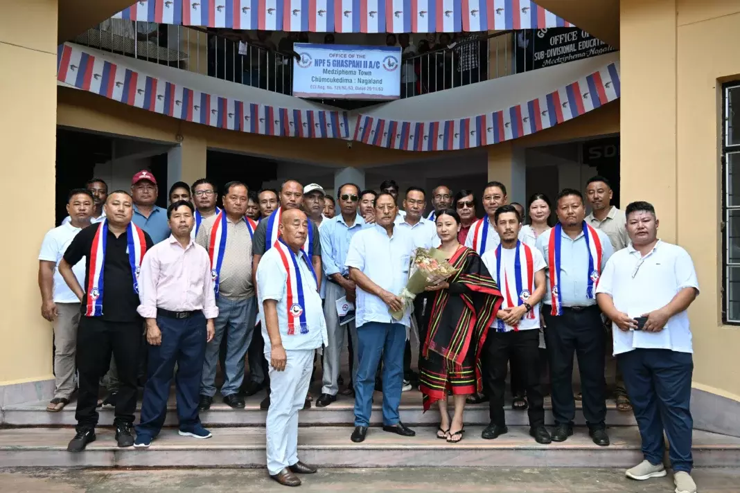 Nagaland: मेद्ज़िफ़ेमा में NPF 5 घसपानी-II कार्यालय का उद्घाटन Nagaland: मेद्ज़िफ़ेमा में NPF 5 घसपानी-II कार्यालय का उद्घाटन