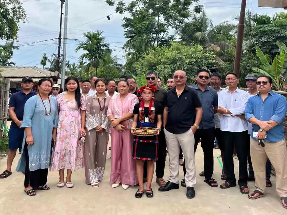 Nagaland: पूर्वी दीमापुर में दो नई सड़कों का उद्घाटन Nagaland: पूर्वी दीमापुर में दो नई सड़कों का उद्घाटन