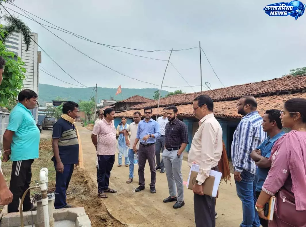 प्रधानमंत्री आवास एवं जल जीवन मिशन के कार्यों का जिला पंचायत CEO ने किया स्थलीय निरीक्षण प्रधानमंत्री आवास एवं जल जीवन मिशन के कार्यों का जिला पंचायत CEO ने किया स्थलीय निरीक्षण