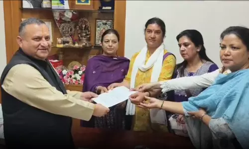 Shimla: महिलाओं के अधिकारों के समर्थन में जनवादी महिला समिति का ज्ञापन Shimla: महिलाओं के अधिकारों के समर्थन में जनवादी महिला समिति का ज्ञापन