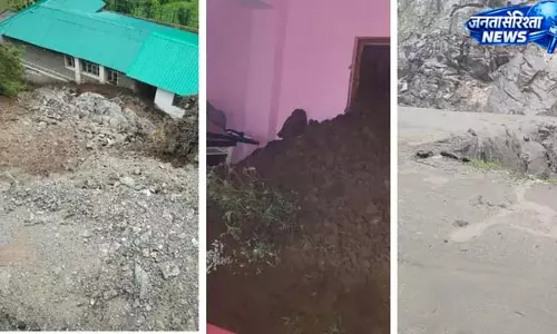 बादल फटने से चंबा में नुकसान, चुवाड़ी स्कूल पर मंडराया संकट बादल फटने से चंबा में नुकसान, चुवाड़ी स्कूल पर मंडराया संकट