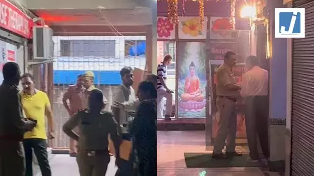 चार स्पा सेंटरों पर एक साथ छापेमारी, 28 लड़कियों को बचाया, 15 युवक हिरासत में चार स्पा सेंटरों पर एक साथ छापेमारी, 28 लड़कियों को बचाया, 15 युवक हिरासत में