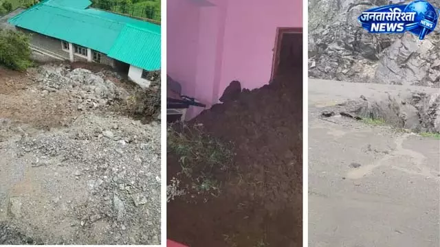 बादल फटने से चंबा में नुकसान, चुवाड़ी स्कूल पर मंडराया संकट बादल फटने से चंबा में नुकसान, चुवाड़ी स्कूल पर मंडराया संकट