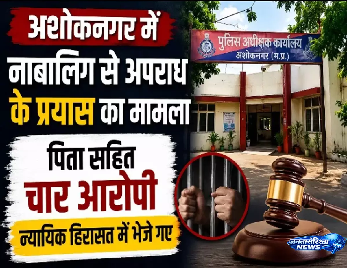 Minor की शिकायत के बाद हरकत में आई पुलिस, चार आरोपी गिरफ्तार Minor की शिकायत के बाद हरकत में आई पुलिस, चार आरोपी गिरफ्तार