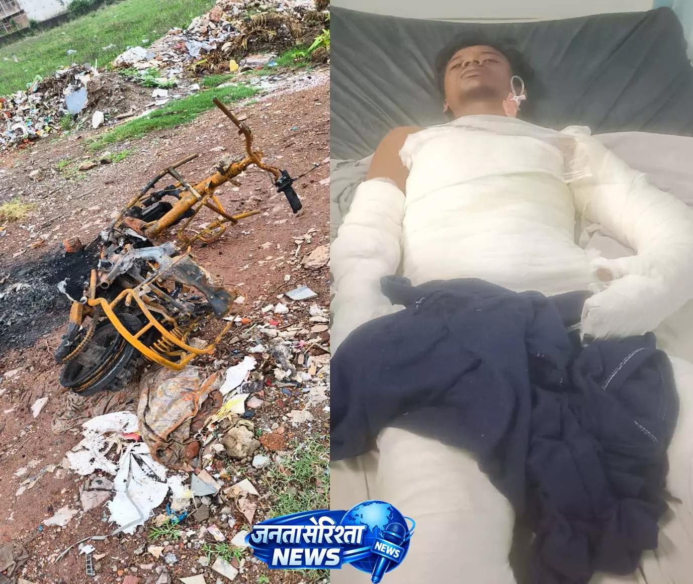 कोटा में युवक को पेट्रोल डालकर जिंदा जलाने का परिजनों ने लगाया आरोप कोटा में युवक को पेट्रोल डालकर जिंदा जलाने का परिजनों ने लगाया आरोप