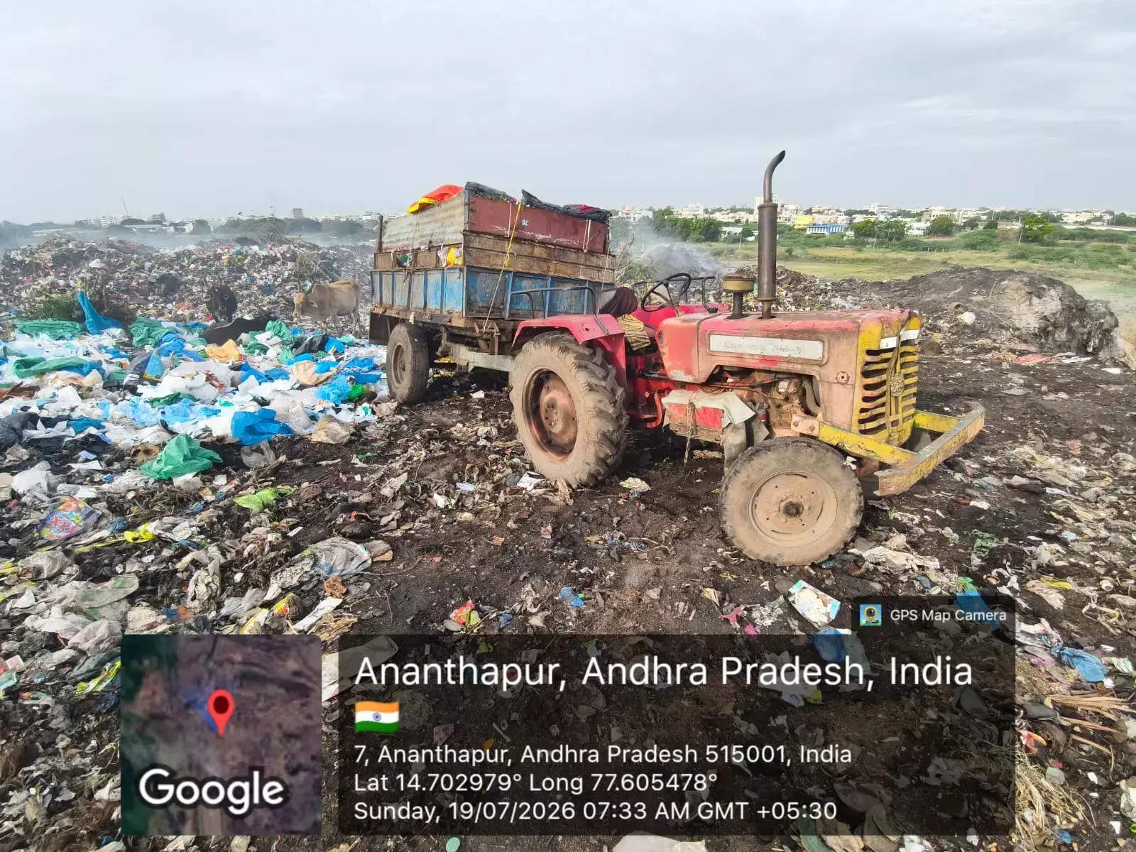 अनंतपुर डंप यार्ड में सरकारी अस्पताल का बायोमेडिकल कचरा गैर-कानूनी तरीके से फेंका गया अनंतपुर डंप यार्ड में सरकारी अस्पताल का बायोमेडिकल कचरा गैर-कानूनी तरीके से फेंका गया