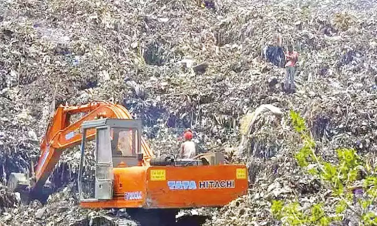 Telangana: जवाहरनगर डंप यार्ड के आसपास स्वास्थ्य को लेकर चिंता बढ़ी Telangana: जवाहरनगर डंप यार्ड के आसपास स्वास्थ्य को लेकर चिंता बढ़ी