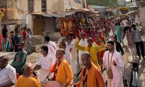 Bikaner: धूमधाम से निकली भगवान जगन्नाथ की रथयात्रा, भक्तों में उत्साह Bikaner: धूमधाम से निकली भगवान जगन्नाथ की रथयात्रा, भक्तों में उत्साह