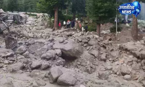 Kinnaur में बाढ़ का कहर, ITBP कैंप को नुकसान