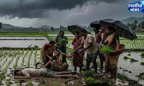 Jamtara: खेत में ट्रैक्टर लगवा रहे किसान पर गिरी बिजली, मौके पर ही मौत Jamtara: खेत में ट्रैक्टर लगवा रहे किसान पर गिरी बिजली, मौके पर ही मौत