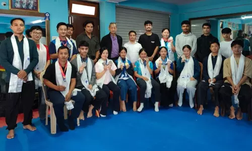 सिक्किम ताइक्वांडो एथलीटों ने राष्ट्रीय पूमसे चैंपियनशिप 2026 में बिखेरा जलवा सिक्किम ताइक्वांडो एथलीटों ने राष्ट्रीय पूमसे चैंपियनशिप 2026 में बिखेरा जलवा