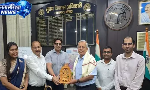 मेरठ में भावुक हुए मुख्य सचिव एसपी गोयल मेरठ में भावुक हुए मुख्य सचिव एसपी गोयल