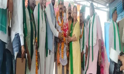 sixth स्थापना दिवस पर जुटे किसान नेता, अधिकारों की रक्षा का लिया प्रण sixth स्थापना दिवस पर जुटे किसान नेता, अधिकारों की रक्षा का लिया प्रण