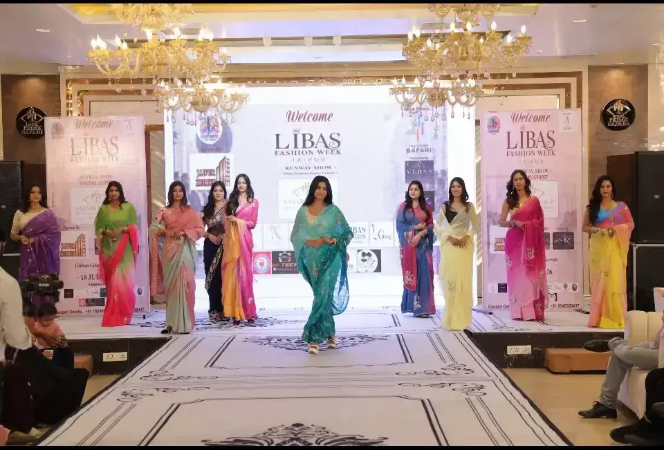 Jaipur: ‘लिबास फैशन वीक’ में फैशन और संस्कृति का अनोखा मेल Jaipur: ‘लिबास फैशन वीक’ में फैशन और संस्कृति का अनोखा मेल