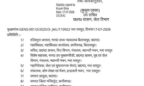 जिला जेल की सूची में अब बीजापुर भी शामिल जिला जेल की सूची में अब बीजापुर भी शामिल