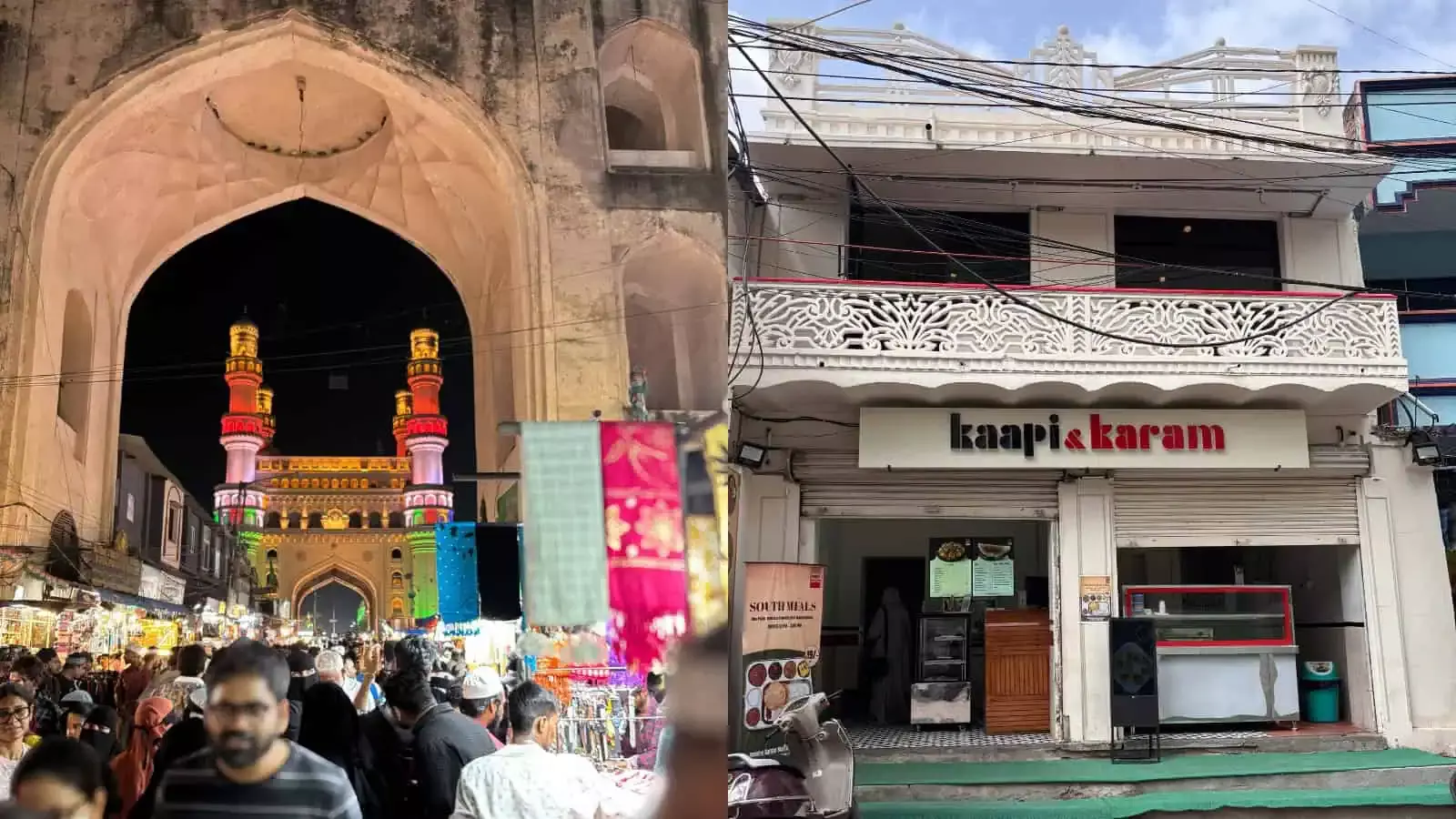 Charminar के पास खुली नई महफ़िल, हैदराबाद की विरासत और स्वाद का मिलेगा अनोखा संगम Charminar के पास खुली नई महफ़िल, हैदराबाद की विरासत और स्वाद का मिलेगा अनोखा संगम
